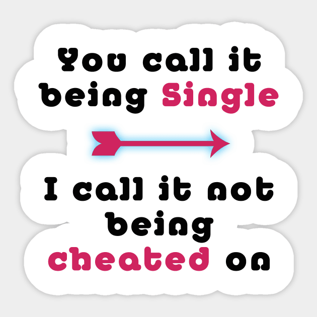 Single Funny Slogan Sticker by By Diane Maclaine